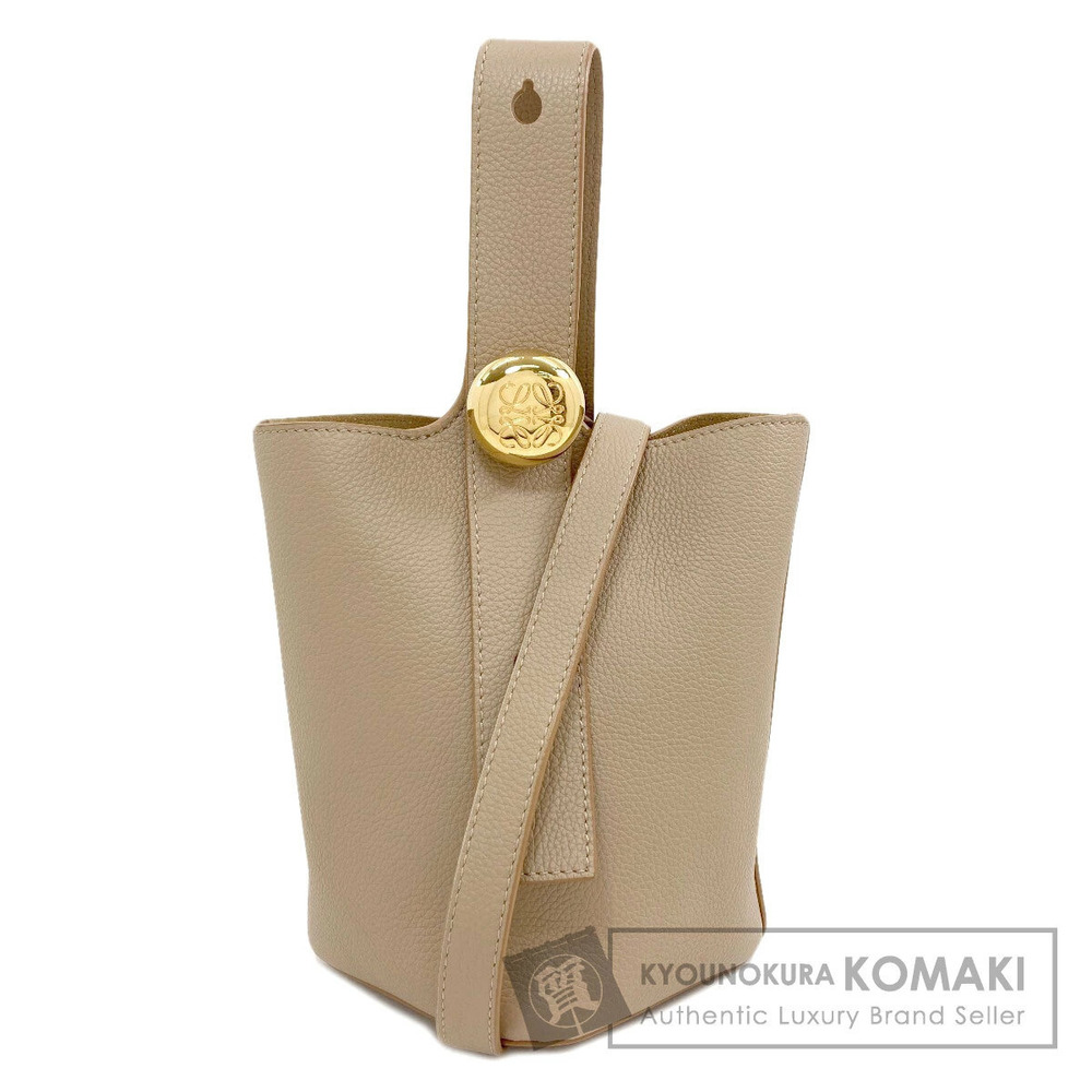 Loewe Pebble Bucket Handbag Calfskin